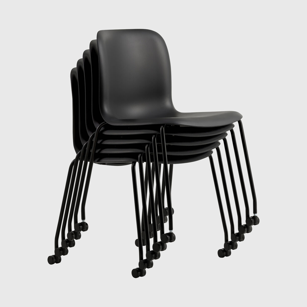 SixE Side Chair with Castors